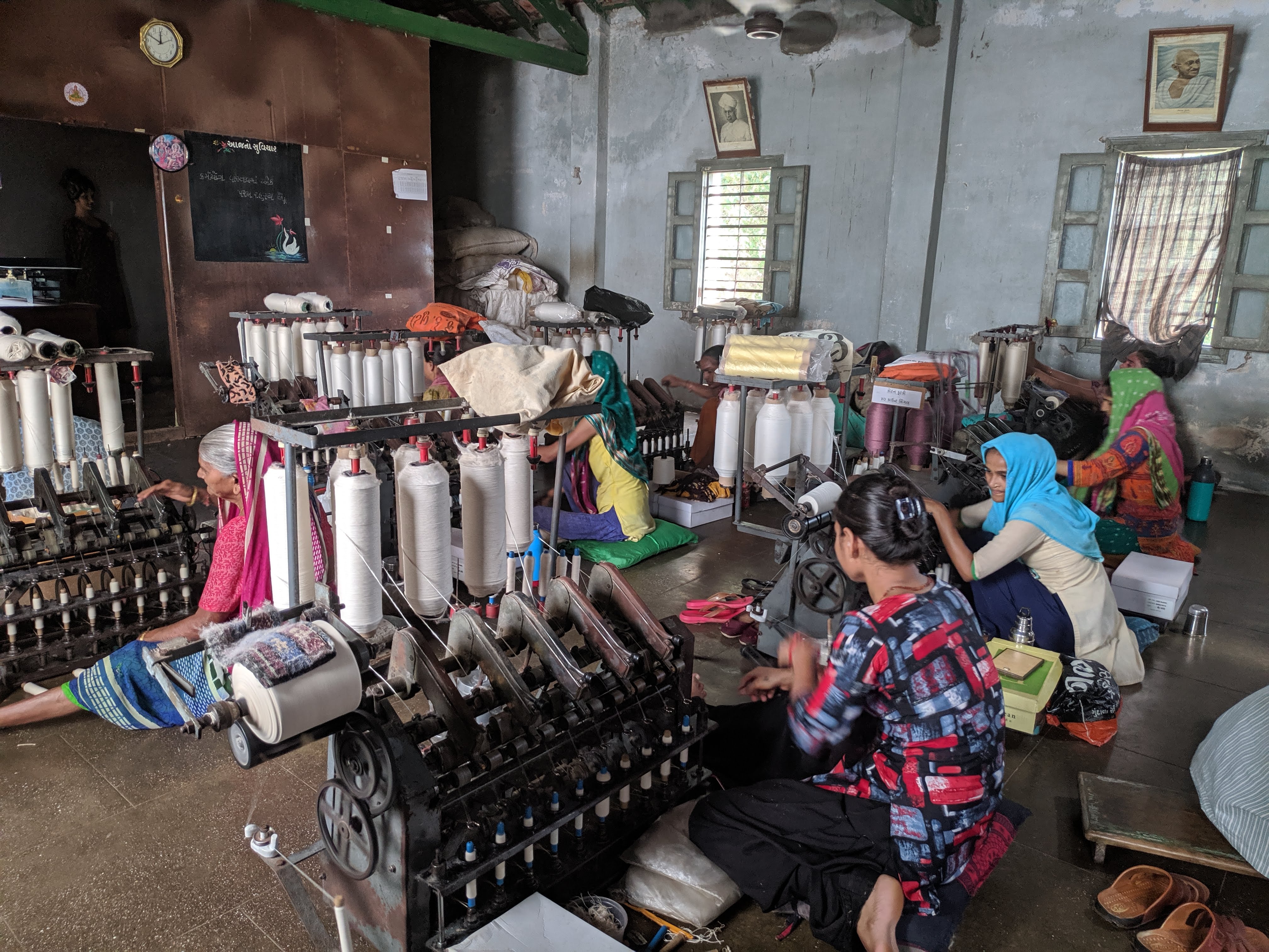 Women in sewing factory