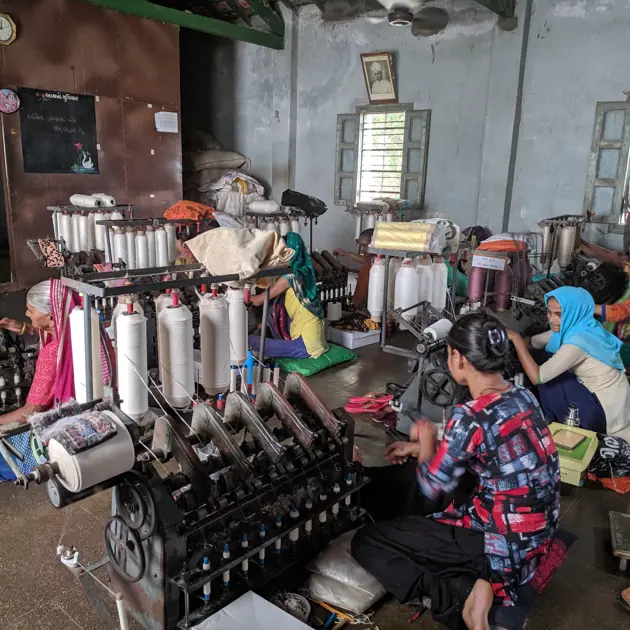 Women in sewing factory