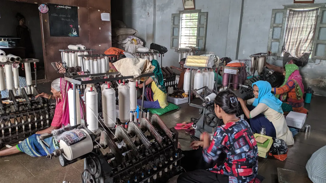 Women in sewing factory