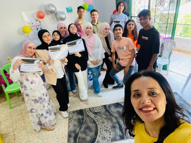 Teacher with children everyday heroes