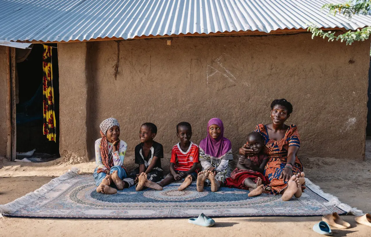 Chantal And Children Kakuma Refugee Camp