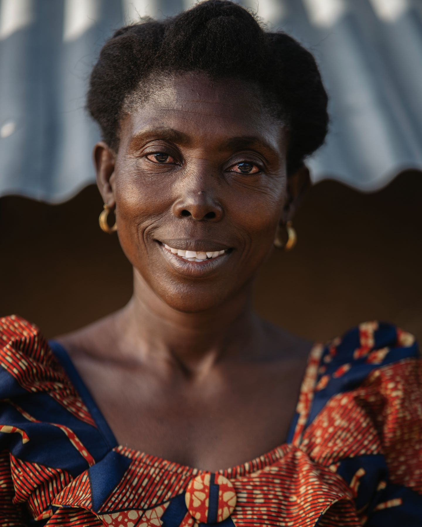 Woman smiling Chantal Kakuma Refugee Camp Cid