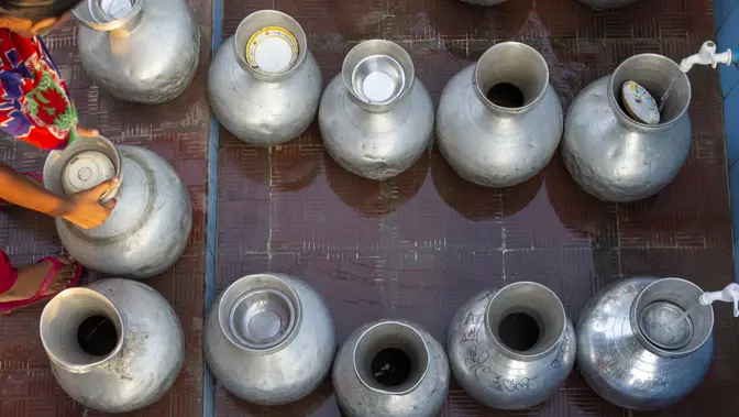 Pots Of Water