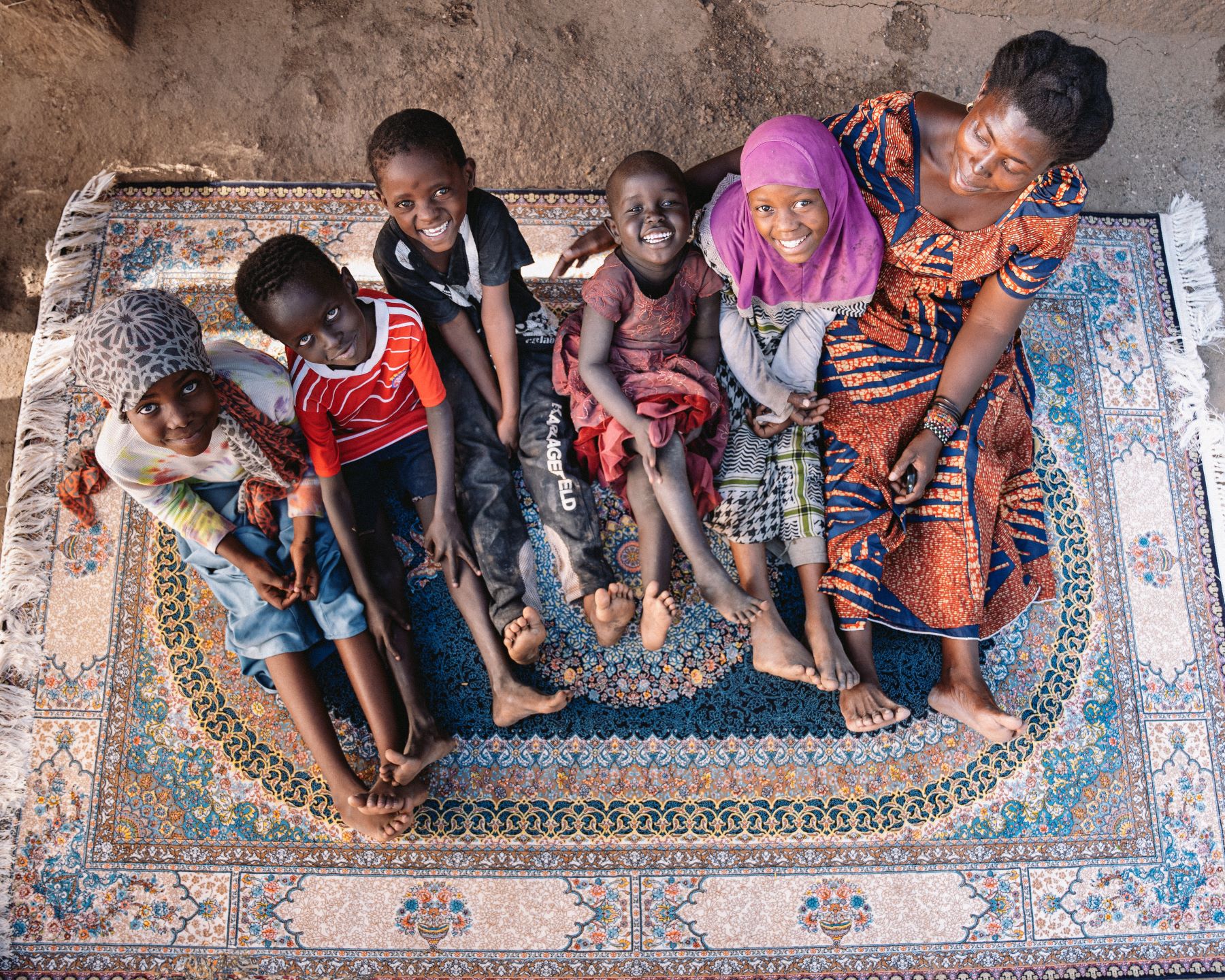Chantal And Children 2 Kakuma Refugee Camp